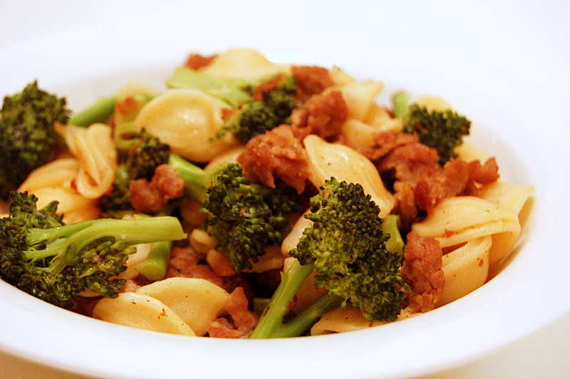 Orecchiette with Broccoli and Sausage