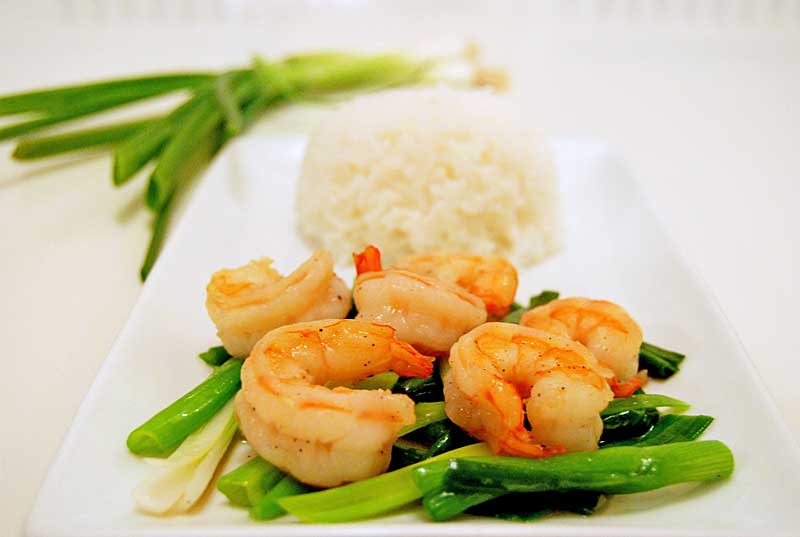 Shrimp and Scallions